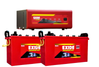 Exide Star 24V 2550 Inverter and Exide Inva Master 150AH 2 NOS Combo
